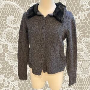 Vintage 90s grey gap grunge cardigan